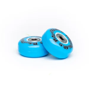 Blue wheels