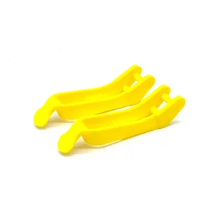 Custom Straps For Hockey Guards - Neon Yellow